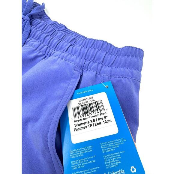 Columbia Women's Bogata Bay Stretch Short, Purple Lotus, Size X-Small - Picture 3 of 5